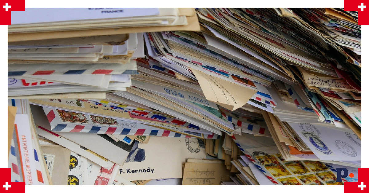 Wysłanie listu w Szwajcarii