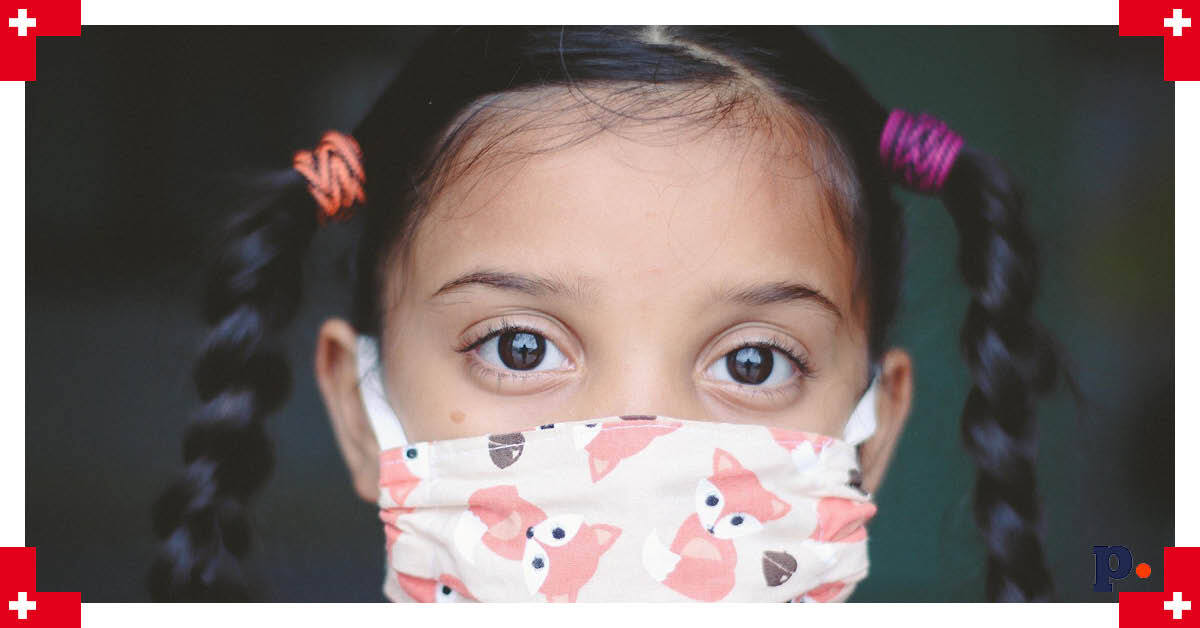 Maski dla dzieci w Szwajcarii