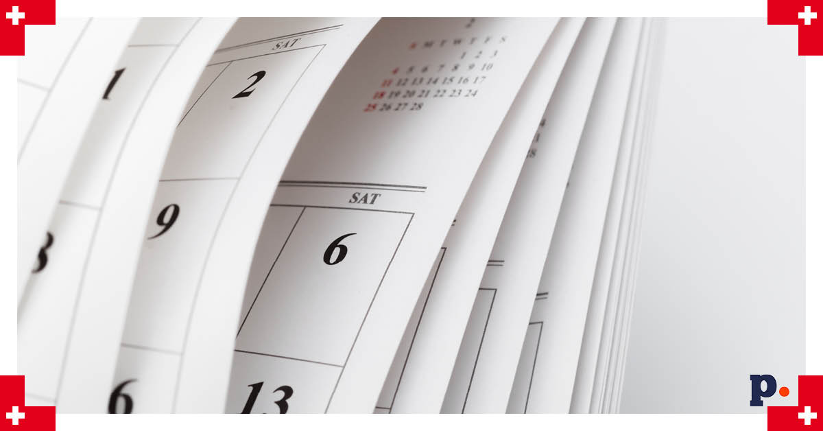 Święta i dni wolne od pracy w Szwajcarii 2022