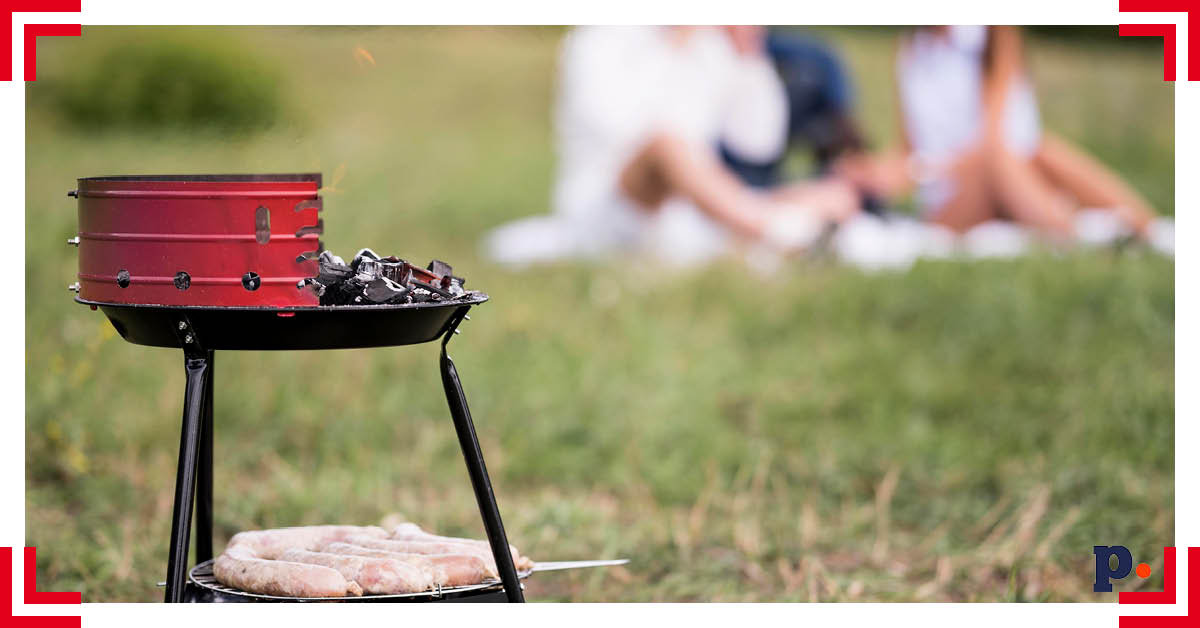 grill w parku