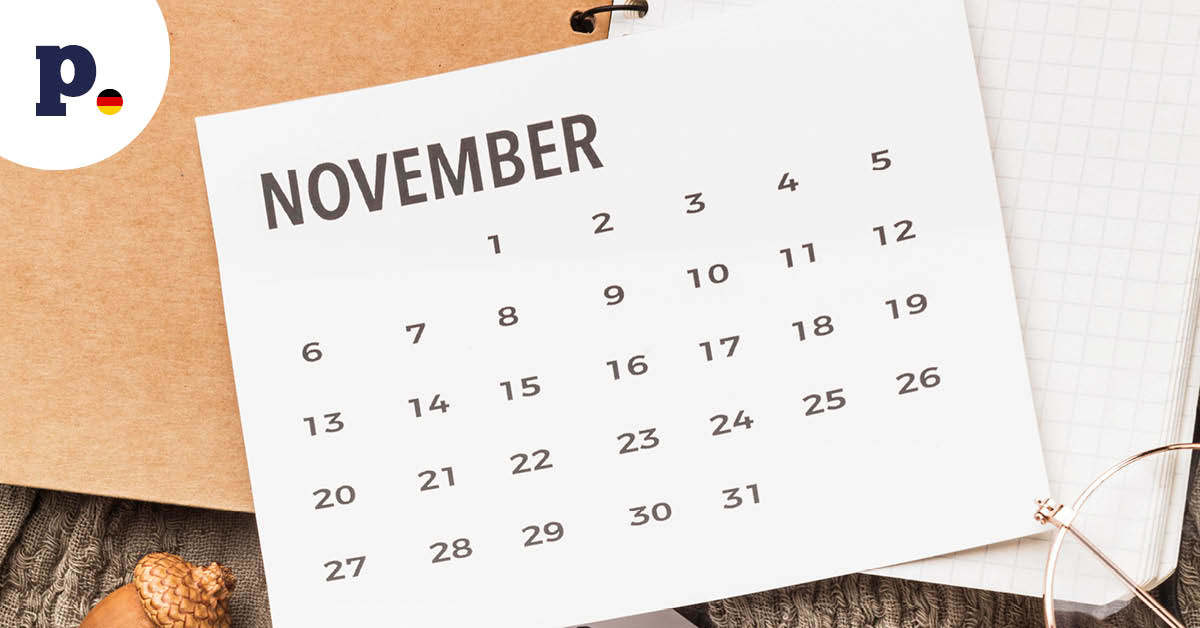 kartki z kalendarza, listopad