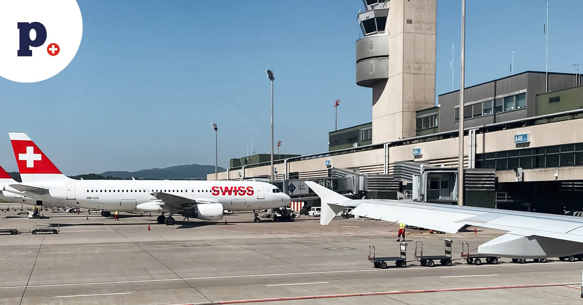 samolot linii swiss